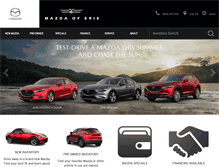 Tablet Screenshot of mazdaoferie.com